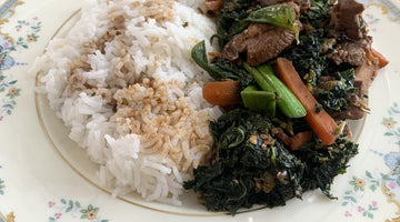 Pork, Kale, and Green Onion Stir Fry Recipe